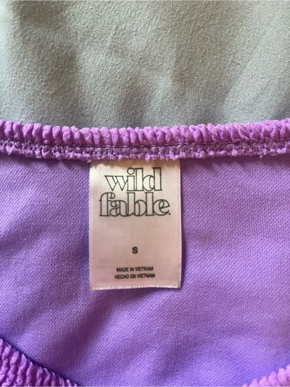wild fable Purple Textured Bikini Bottom
